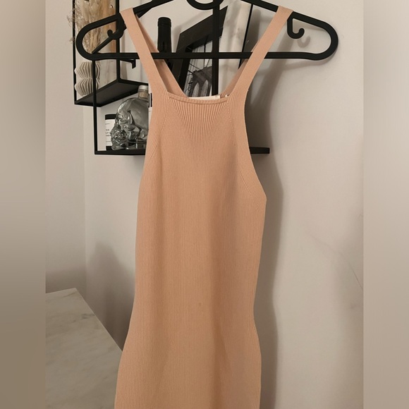 A.L.C High Neck Soft Pink Knit Dress - Picture 4 of 4